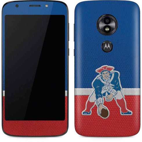 NFL New England Patriots Vintage Moto E5 Play Skin